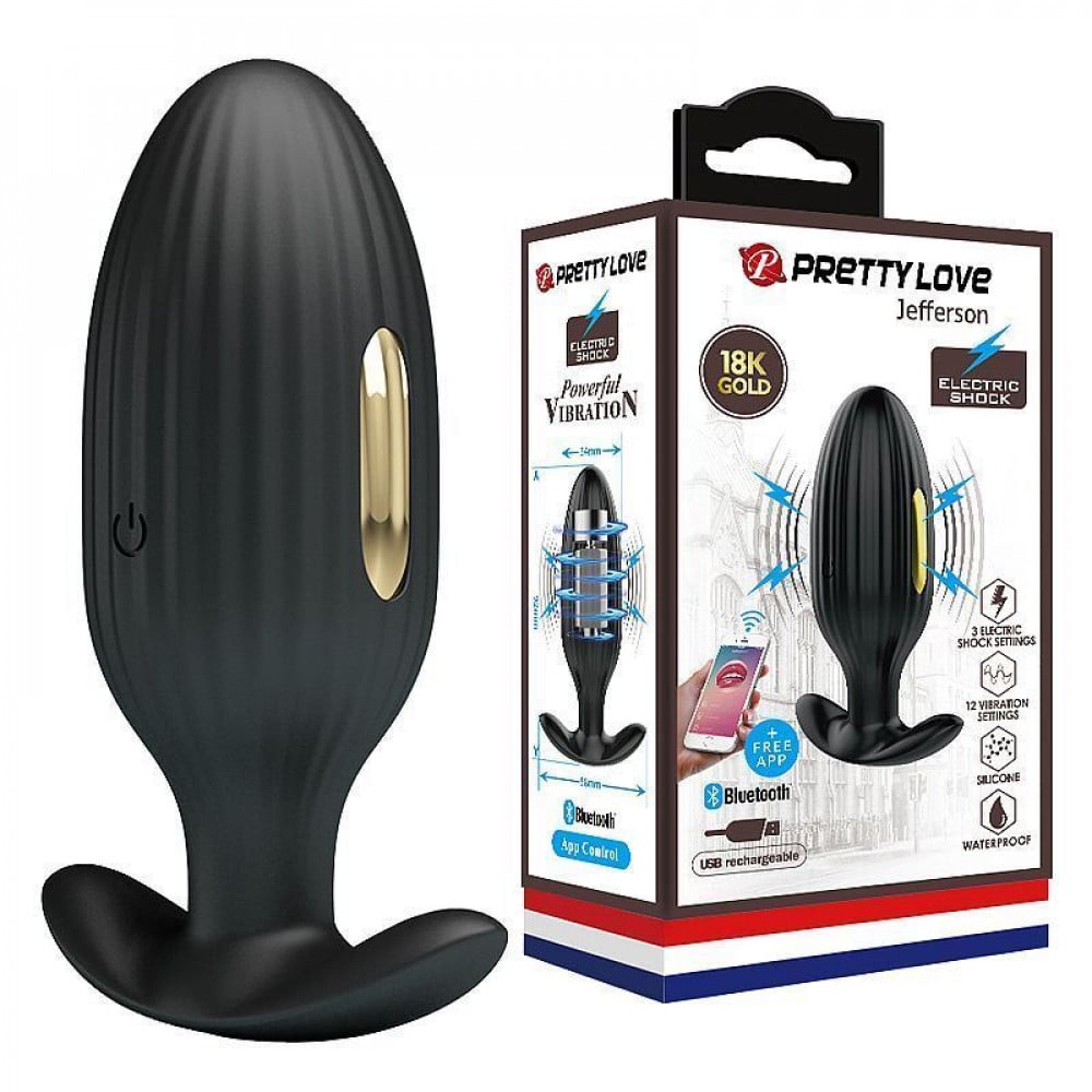 Plug Anal com Vibro e Choque Jefferson Aplicativo General Import