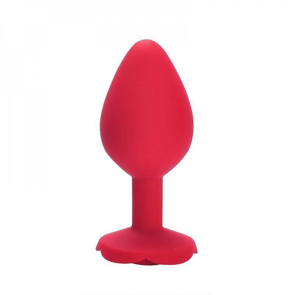 Plug Anal Silicone em Formato de Rosa Médio General Import