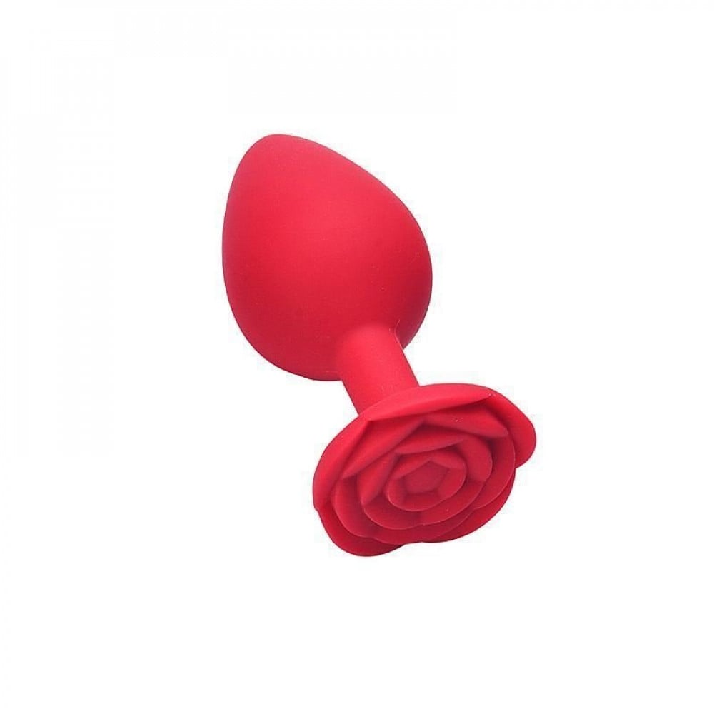 Plug Anal Silicone em Formato de Rosa Médio General Import