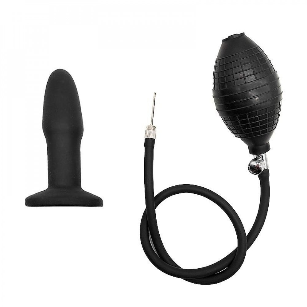 Plug Anal Silicone Inflável 10,5x3cm General Import