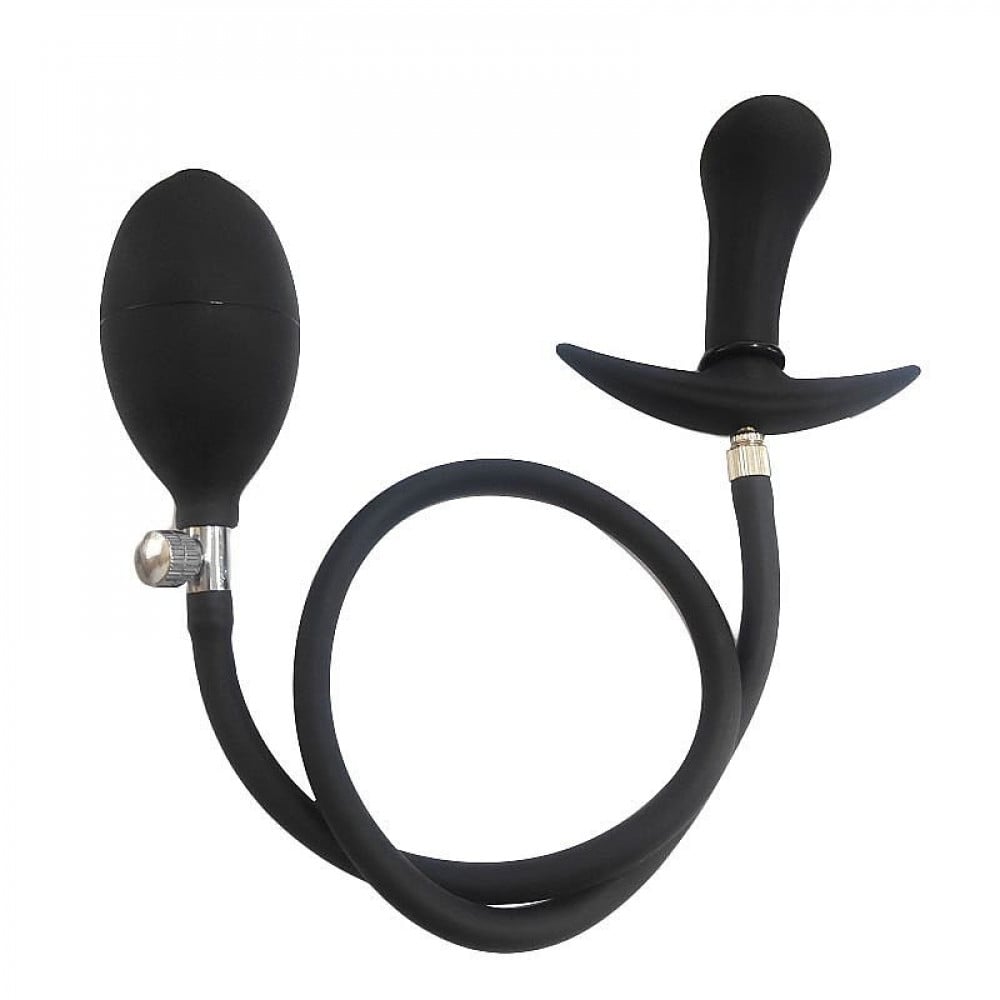 Plug Anal Silicone Inflável 8x3cm General Import