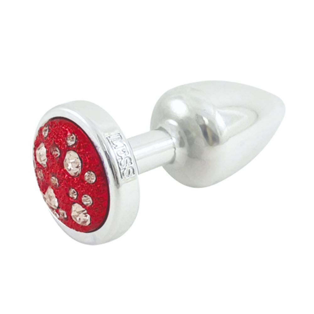 Plug Less Pequeno Cromado Pedra Cravejada Hard