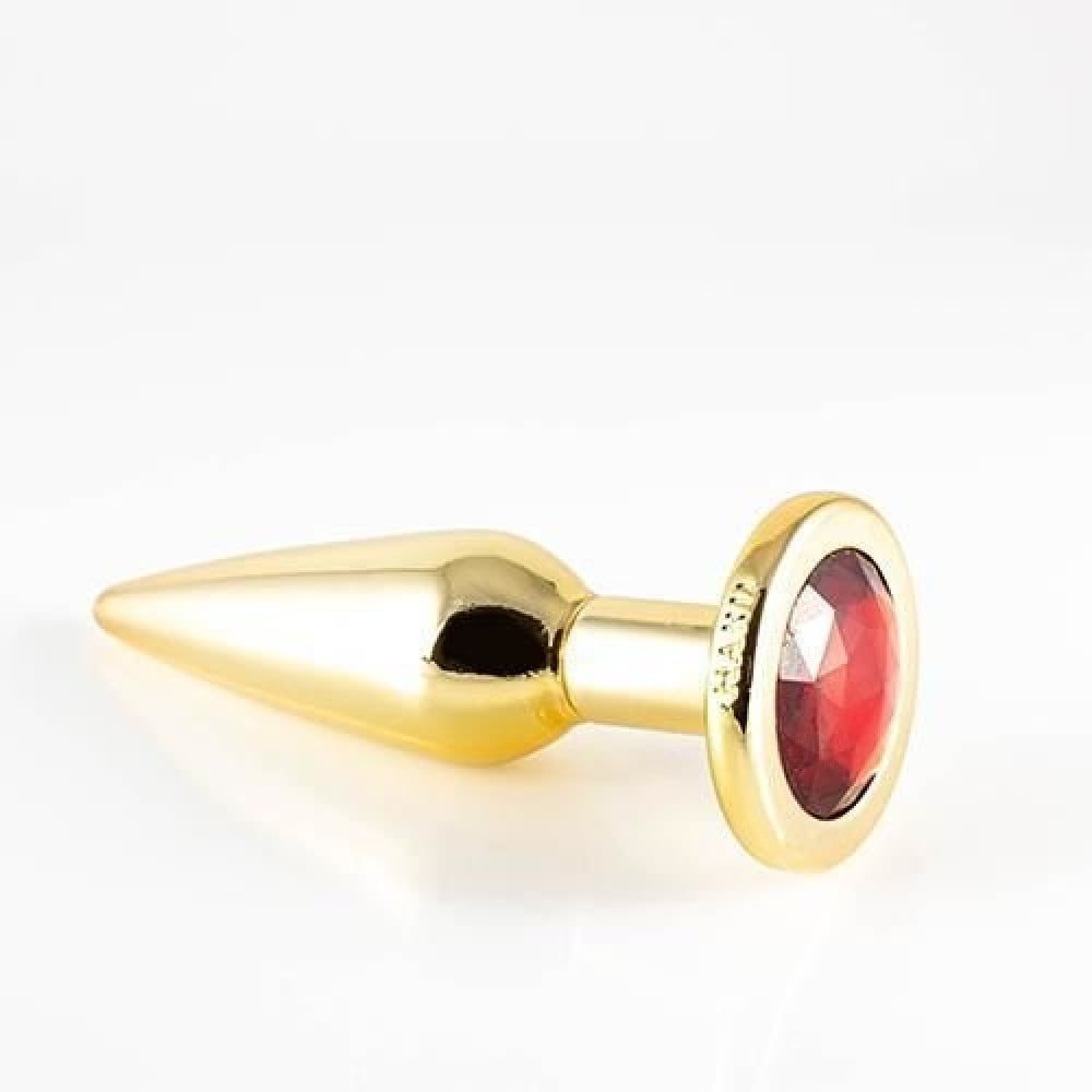 Plug Slim Cônico Dourado Hard
