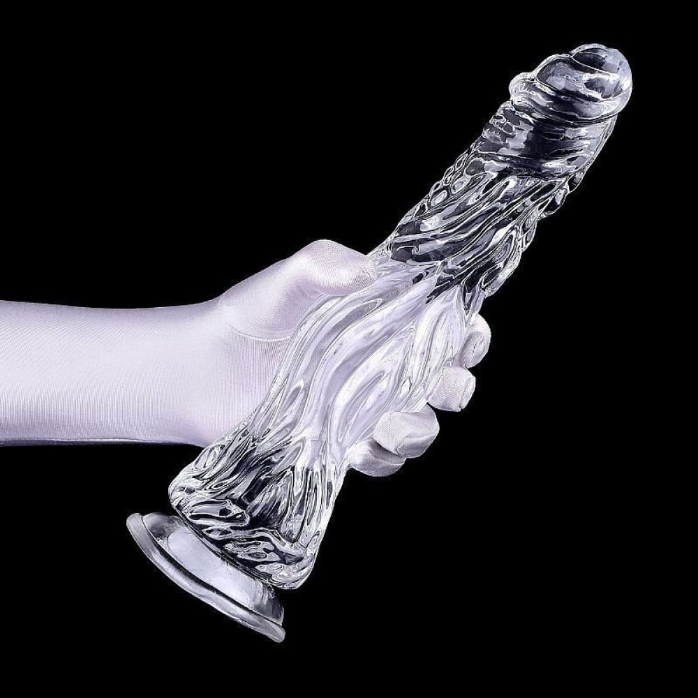 Prótese Silicone Dildo Texturizada Ventosa 24,5x5,5cm General Import