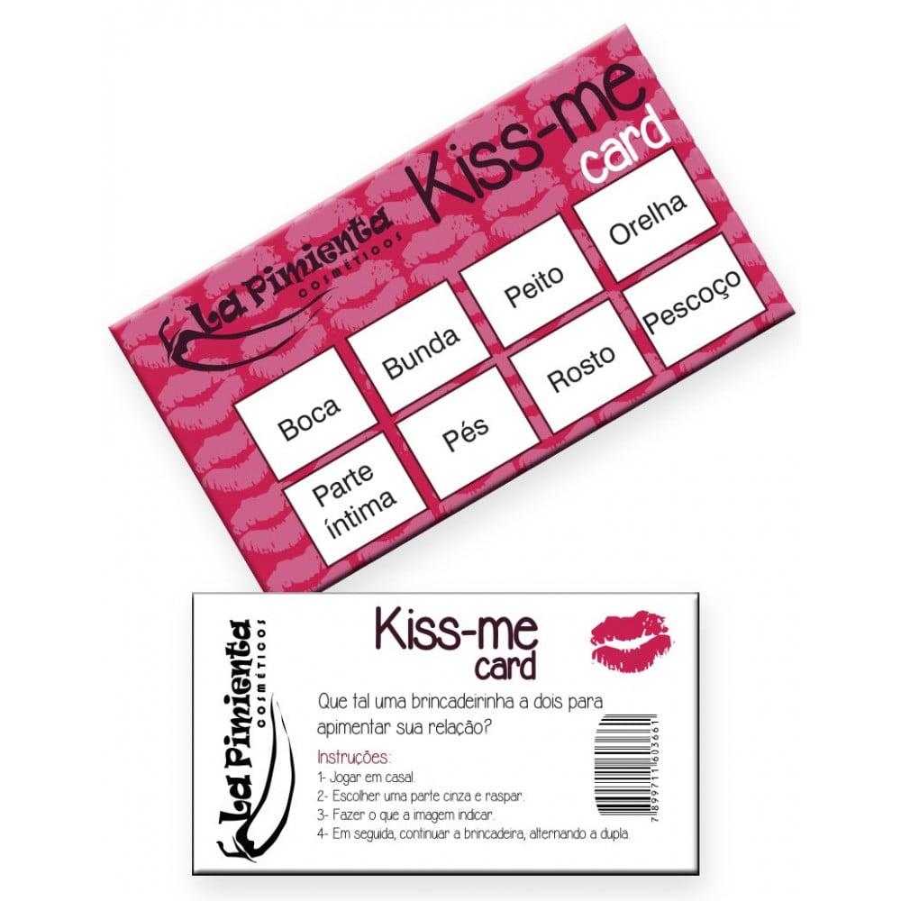 Raspadinha Kiss-Me Card La Pimienta
