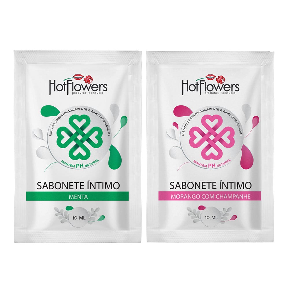 Sabonete Íntimo Sachê 8ml Hot Flowers
