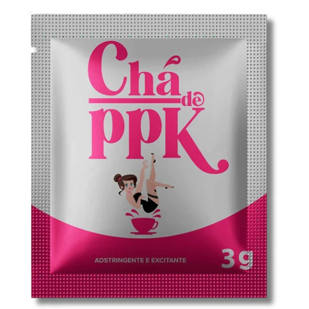 Sachê Chá de Ppk Lubrificante Adstringente 3g Pepper Blend