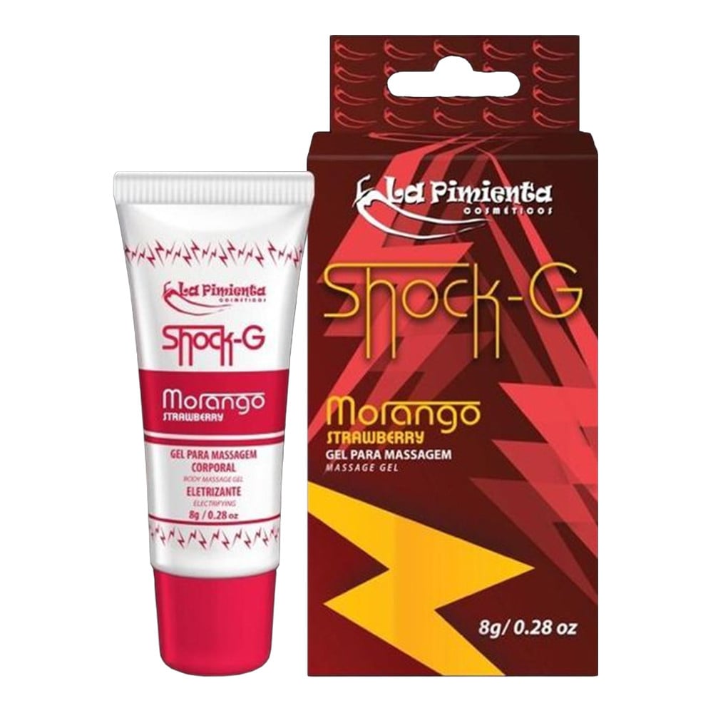 Shock G Gel Funcional Eletrizante Beijável 8g La Pimienta