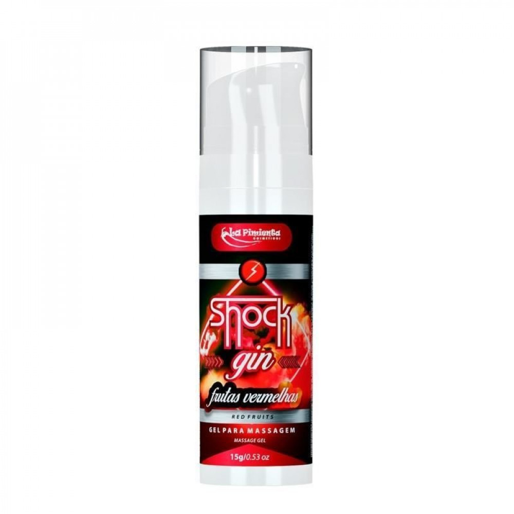 Shock Gin Vibrador Líquido Excitante 15g La Pimienta