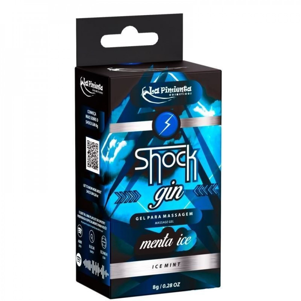 Shock Gin Vibrador Líquido Excitante 8g La Pimienta