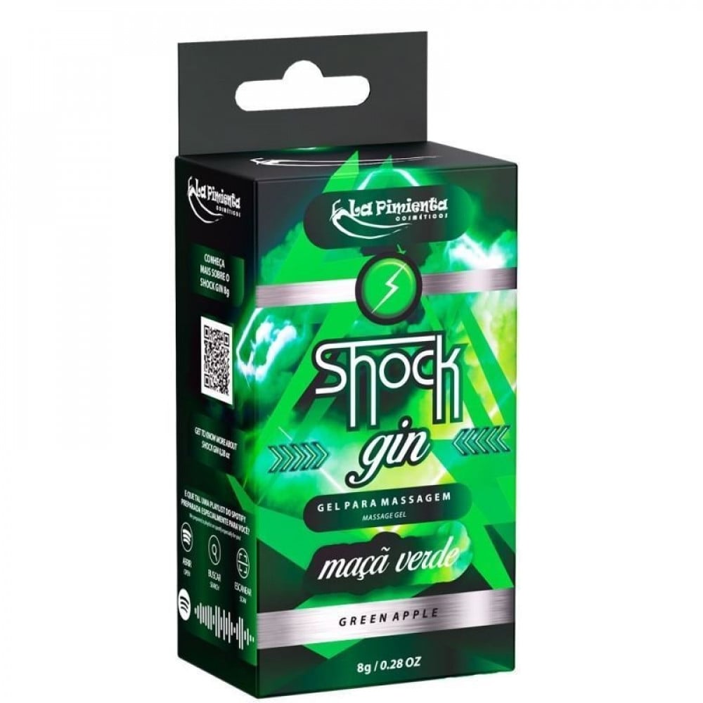 Shock Gin Vibrador Líquido Excitante 8g La Pimienta