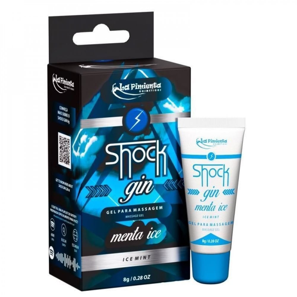 Shock Gin Vibrador Líquido Excitante 8g La Pimienta