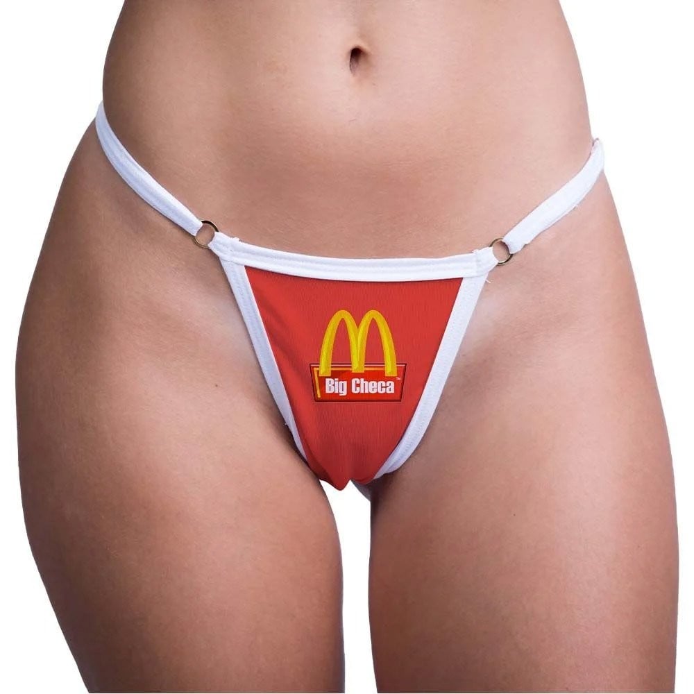 Tanga Fio Dental Big Checa Pimenta Sexy