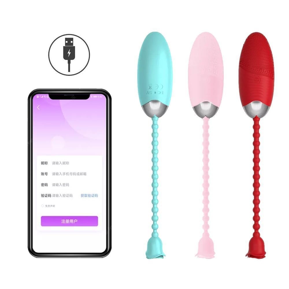 Vibrador Bullet Flowers Aplicativo 9 Vibrações General Import