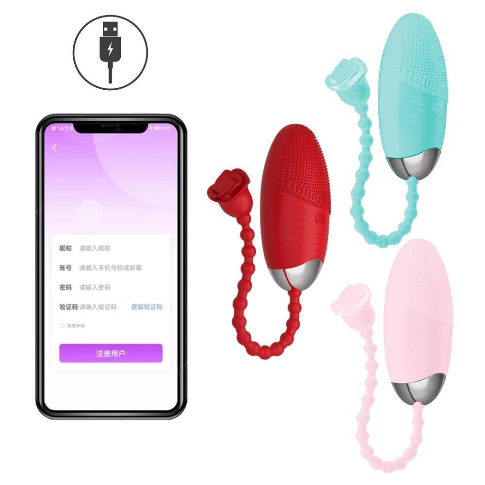 Vibrador Bullet Flowers Aplicativo 9 Vibrações General Import