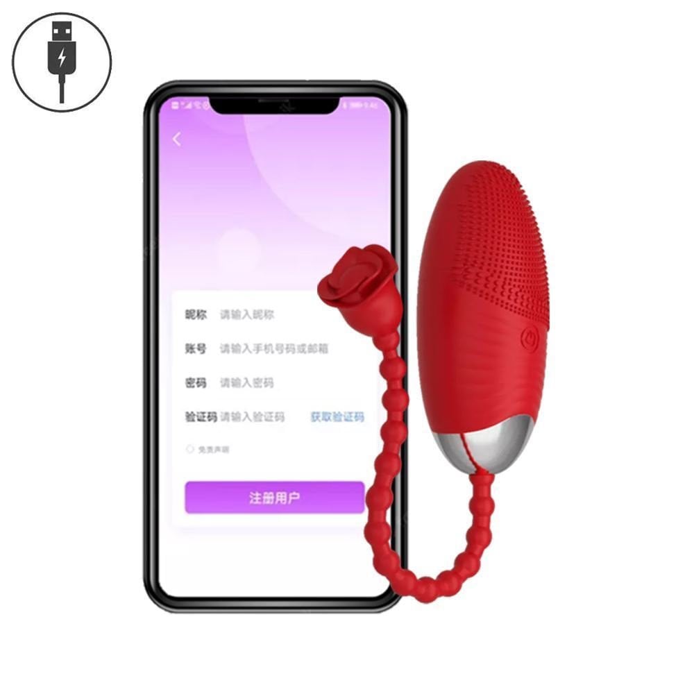 Vibrador Bullet Flowers Aplicativo 9 Vibrações General Import
