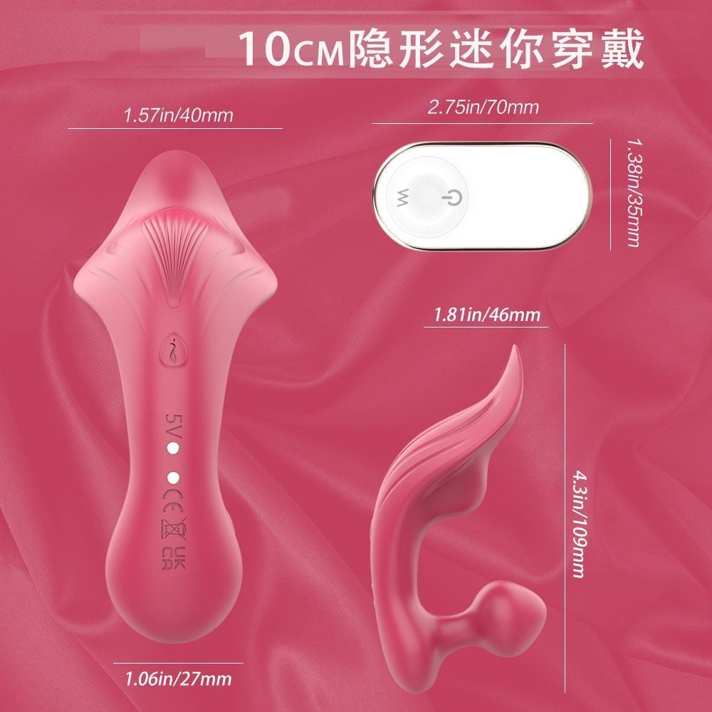 Vibrador Calcinha Ponto G e Clitóris 9 Vibrações S-Hande General Import