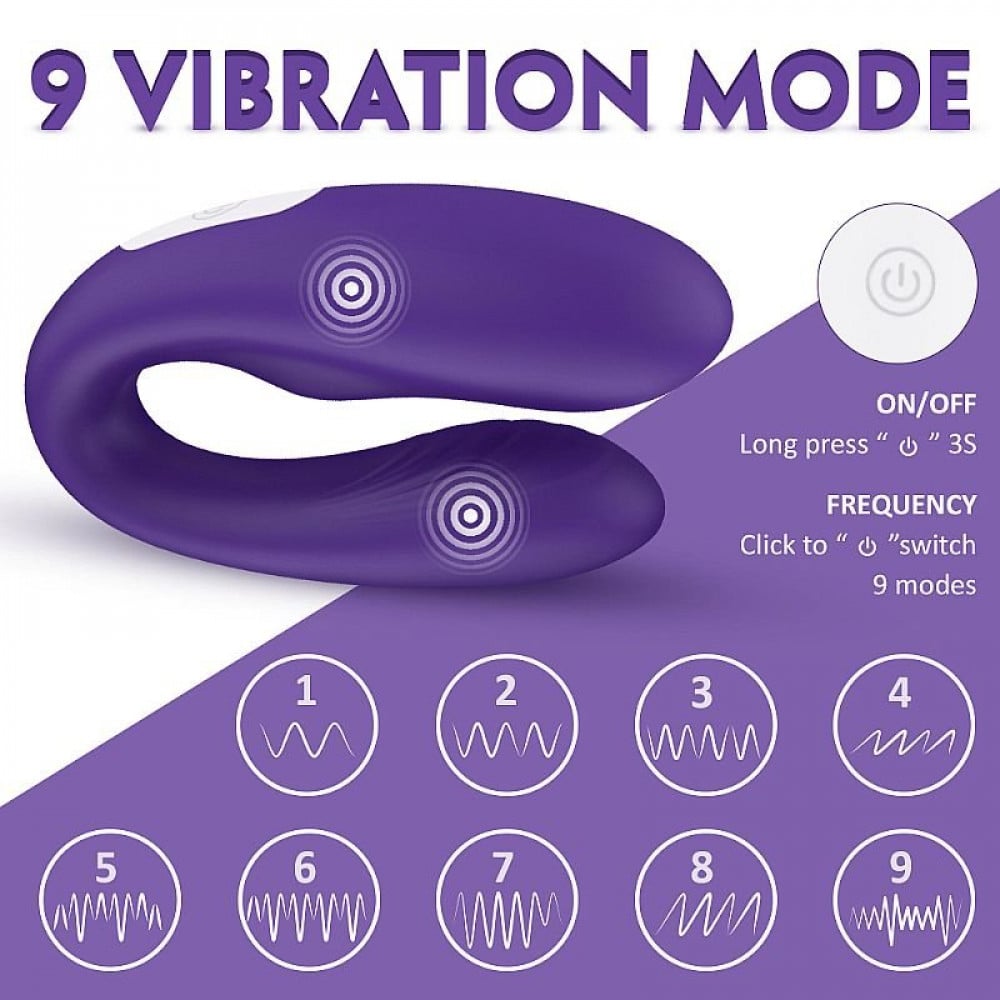 Vibrador Casal Viviana 9 Vibrações General Import