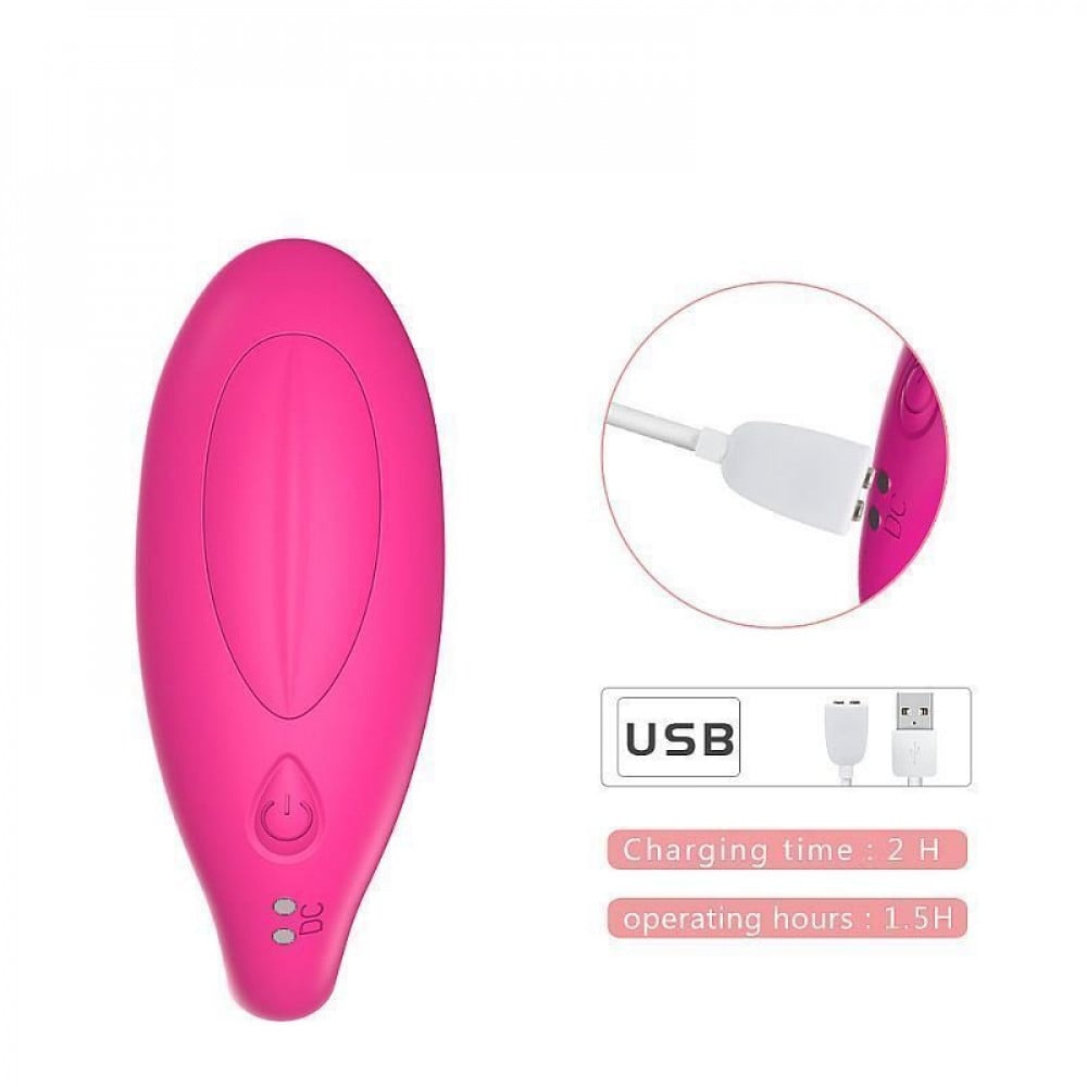 Vibrador de Casal Ariel Aplicativo 9 Vibrações General Import