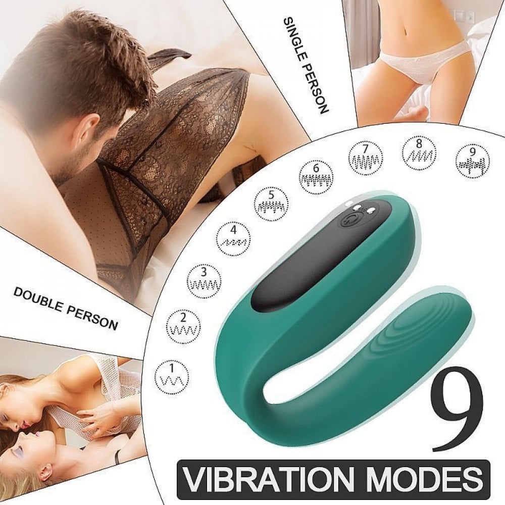 Vibrador de Casal Baud Recarregável S-Hande 9 Vibrações General Import