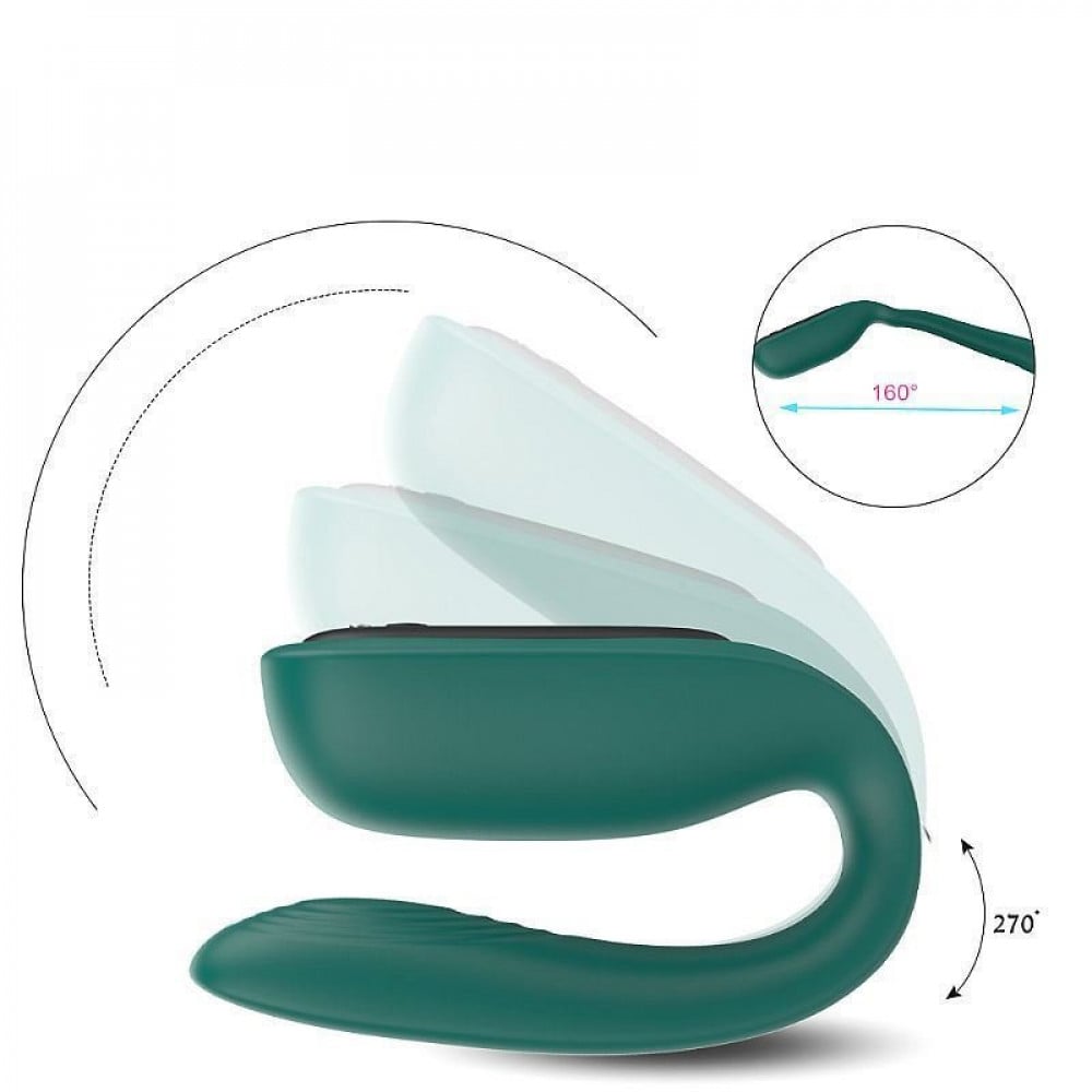 Vibrador de Casal Baud Recarregável S-Hande 9 Vibrações General Import