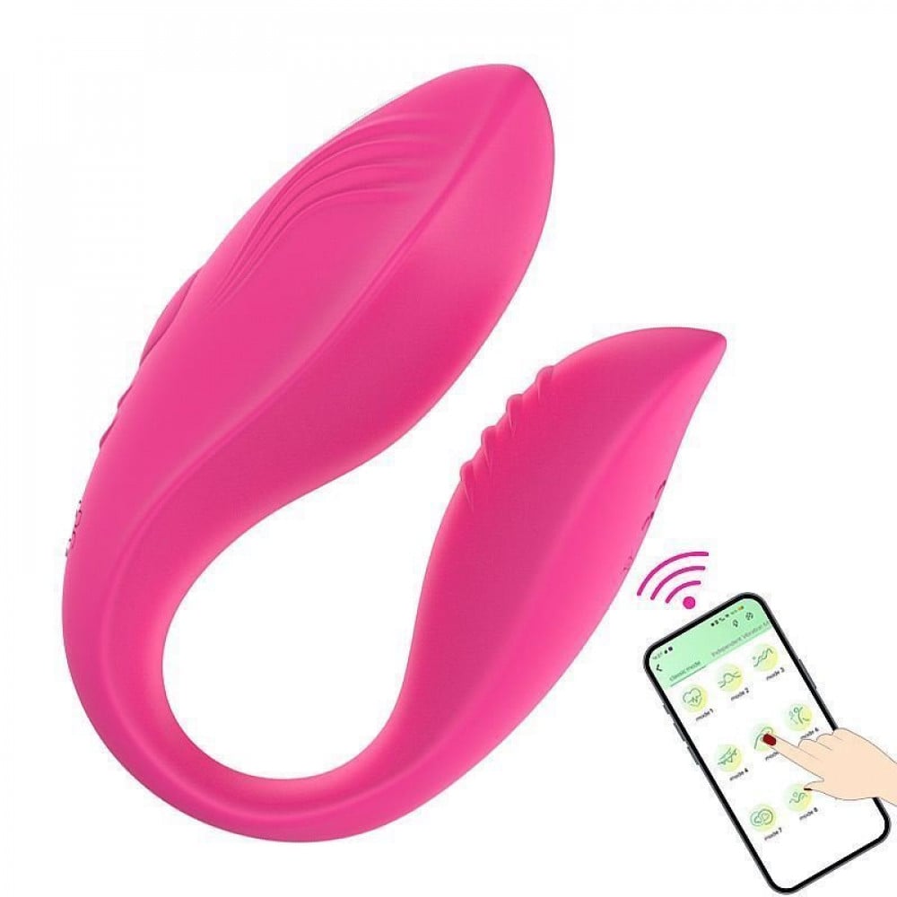 Vibrador de Casal Ela Aplicativo 9 Vibrações General Import