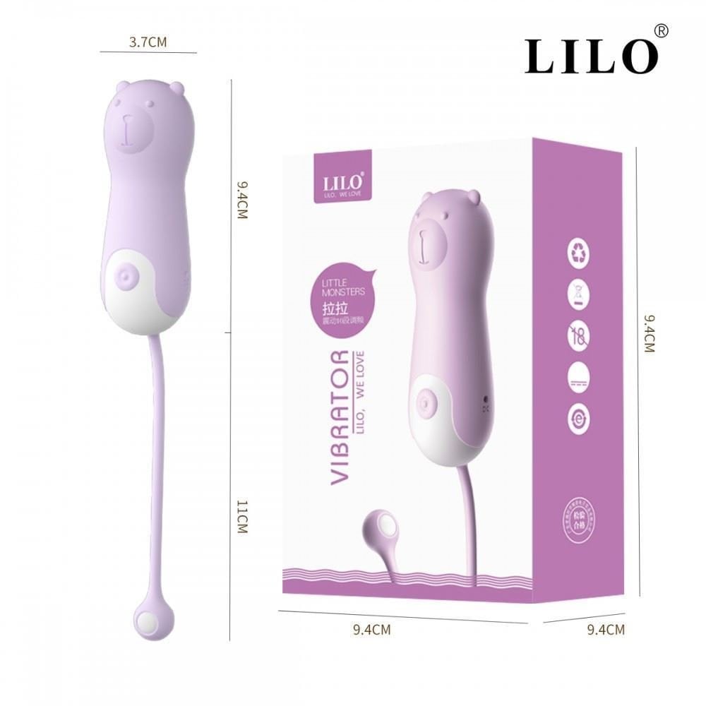 Vibrador Little Monster Ted Bullet com 10 Vibrações General Import