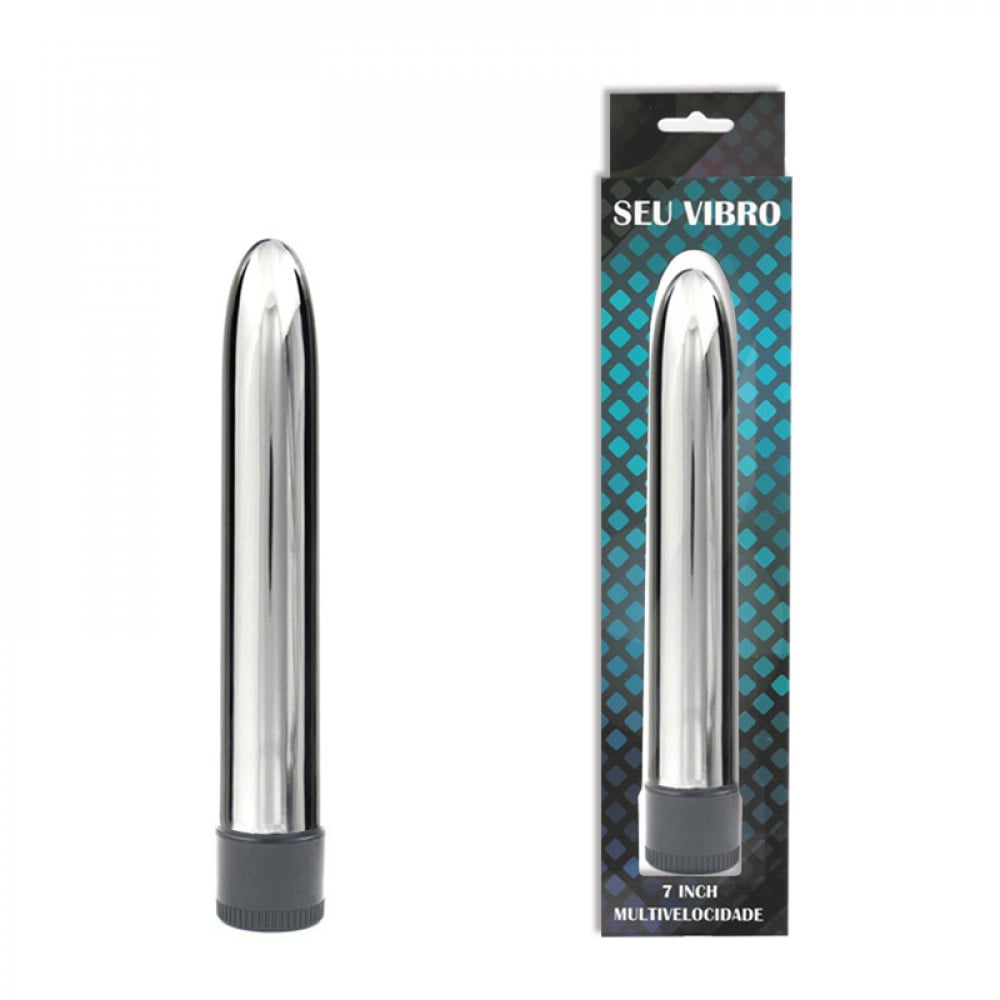Vibrador Personal Galvanizado 17cm General Import