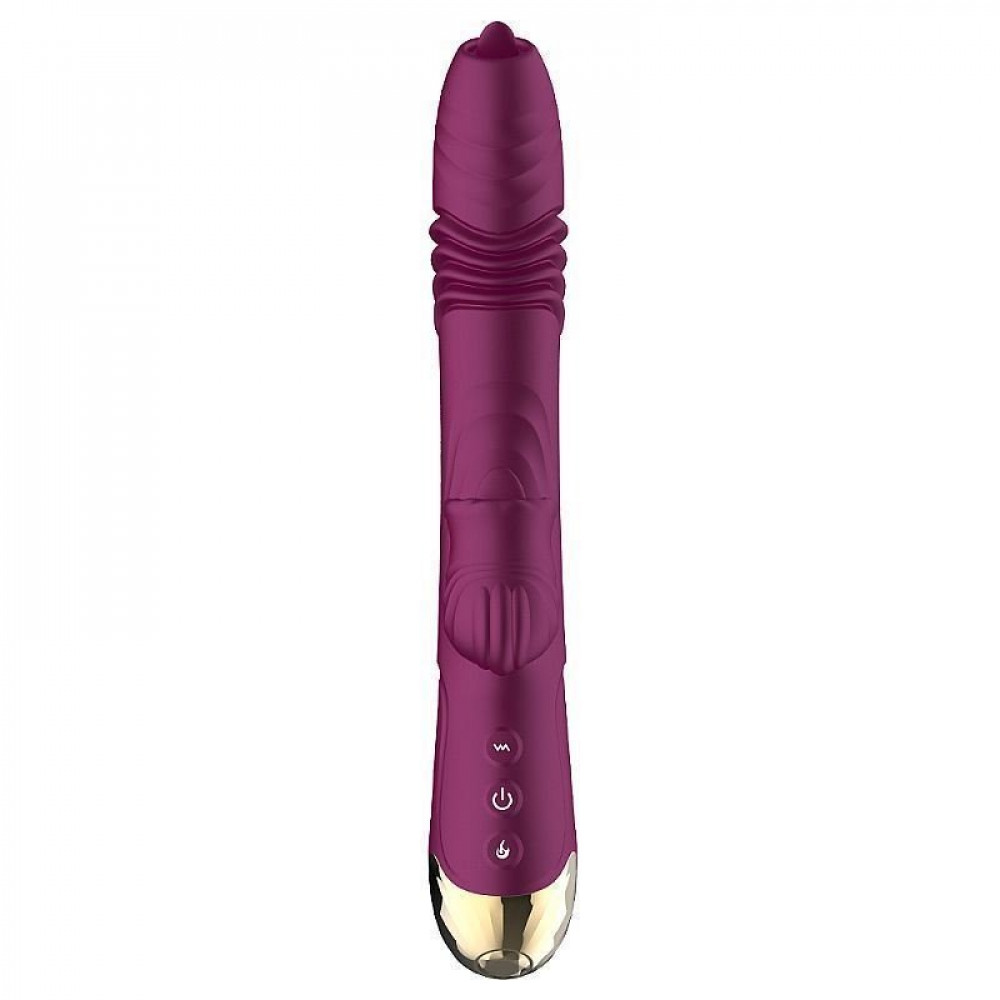 Vibrador Ponto G e Clitóris com Língua 10 Modos 15 General Import