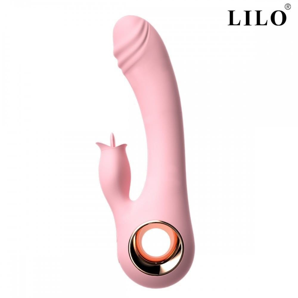 Vibrador Ponto G e Clítoris Lingua 10 Vibrações com Aquecimento General Import