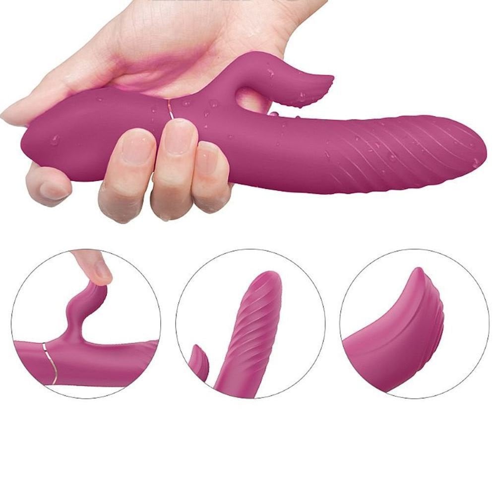 Vibrador Ponto G e Clitóris Vai e Vem Lighters 9 Vibrações S-Hande General Import