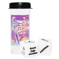 Jogo do Prazer Hot Dado Brilha no Escuro Diversão ao Cubo