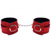 Algema Bracelete Pelúcia Lisa Dominatrix