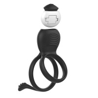 Anel Peniano Duplo com Vibrador e Estimulador de Clitóris General Import