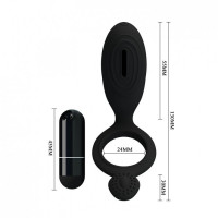 Anel Peniano Ethel Duplo Vibrador General Import