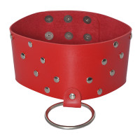 Coleira Scandal Luxo com Argola Dominatrixxx