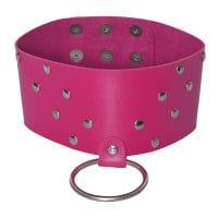 Coleira Scandal Luxo com Argola Dominatrixxx