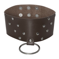 Coleira Scandal Luxo com Argola Dominatrixxx