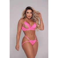 Conjunto Sensual Chiclete Tallyta