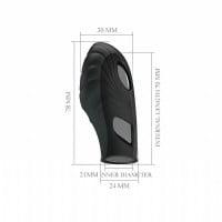 Dedal Vibratório Lich Estimulador de Dedo Ondas General Import