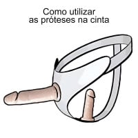 Cinta Peniana Anal 2 Furos Dominatrix