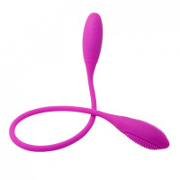 Vibrador Snaky Vibe Duplo Flexível com 7 Modos de Vibração Pretty Love