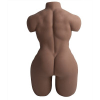 Homem Realístico Meio Corpo Cyberskin Pênis com Vértebra 20x5cm General Import