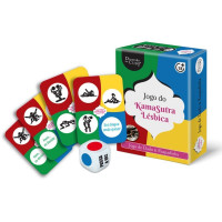Jogo do Kama Sutra Lésbica Dado e Raspadinhas Diversão ao Cubo