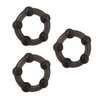Kit Anéis Penianos Silicone com 3 Unidades 3,7cm General Import