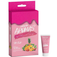 Kit Calcinha Fio Dental Aromas e Gel Comestivel Pimenta Sexy