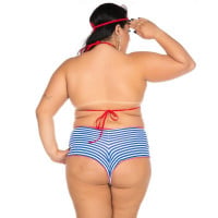 Kit Mini Fantasia Marinheira Plus Size Pimenta Sexy
