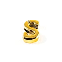 Letras Consoantes Abs Dourada Strass Hard