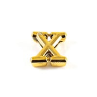 Letras Consoantes Abs Dourada Strass Hard