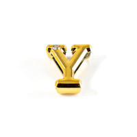 Letras Consoantes Abs Dourada Strass Hard